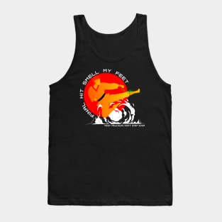 Funny Karate or Taekwondo Final Kick: Smell My Feet Design Tank Top